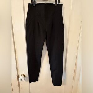 ZARA WOMEN NWT Black Sculpting Zipper Leggings M